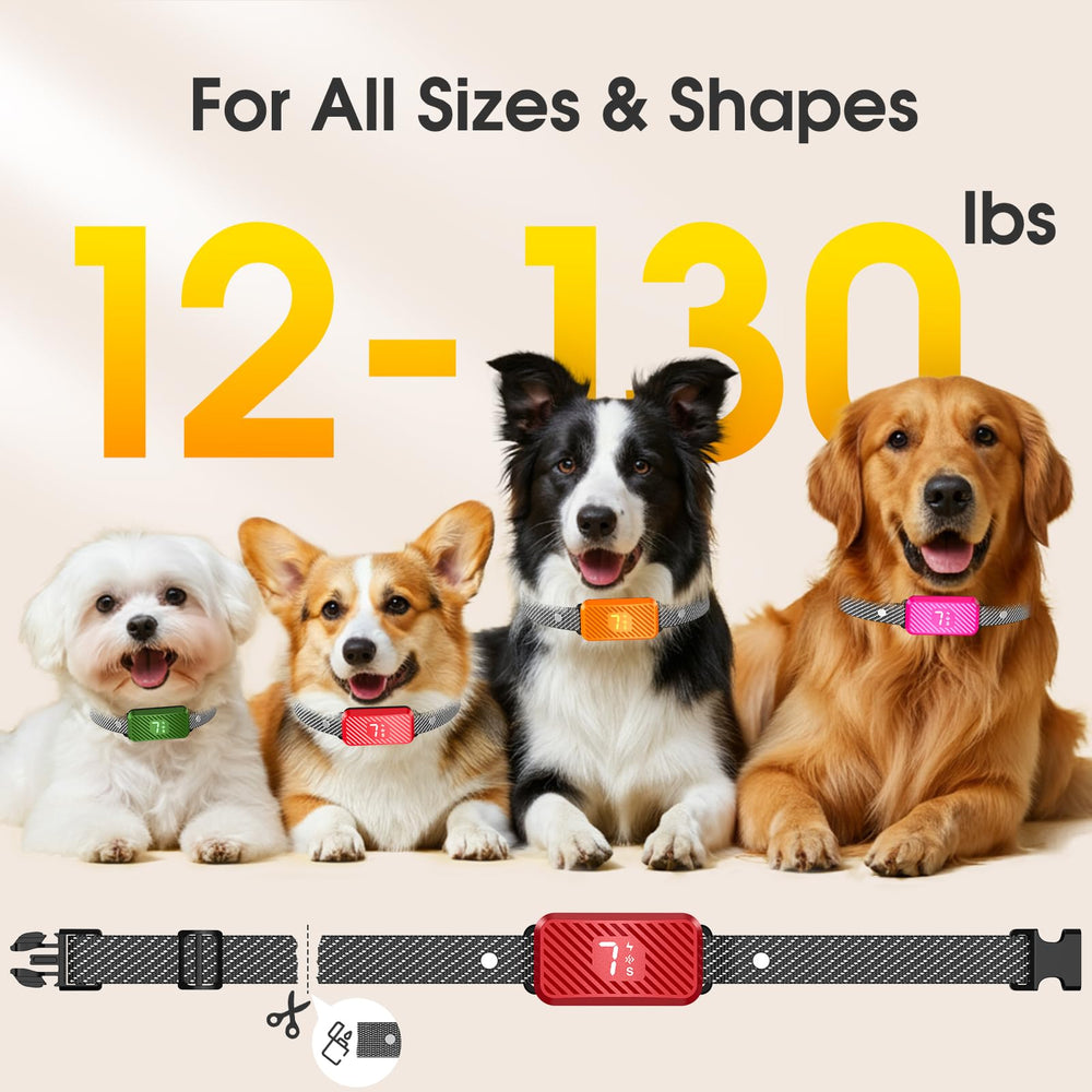 KJKZO waterproof IP65 collar with 2-hour fast charging for outdoor use.