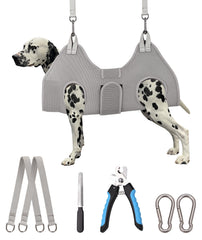 Kkiimatt dog grooming hammock neck support for comfortable nail trims