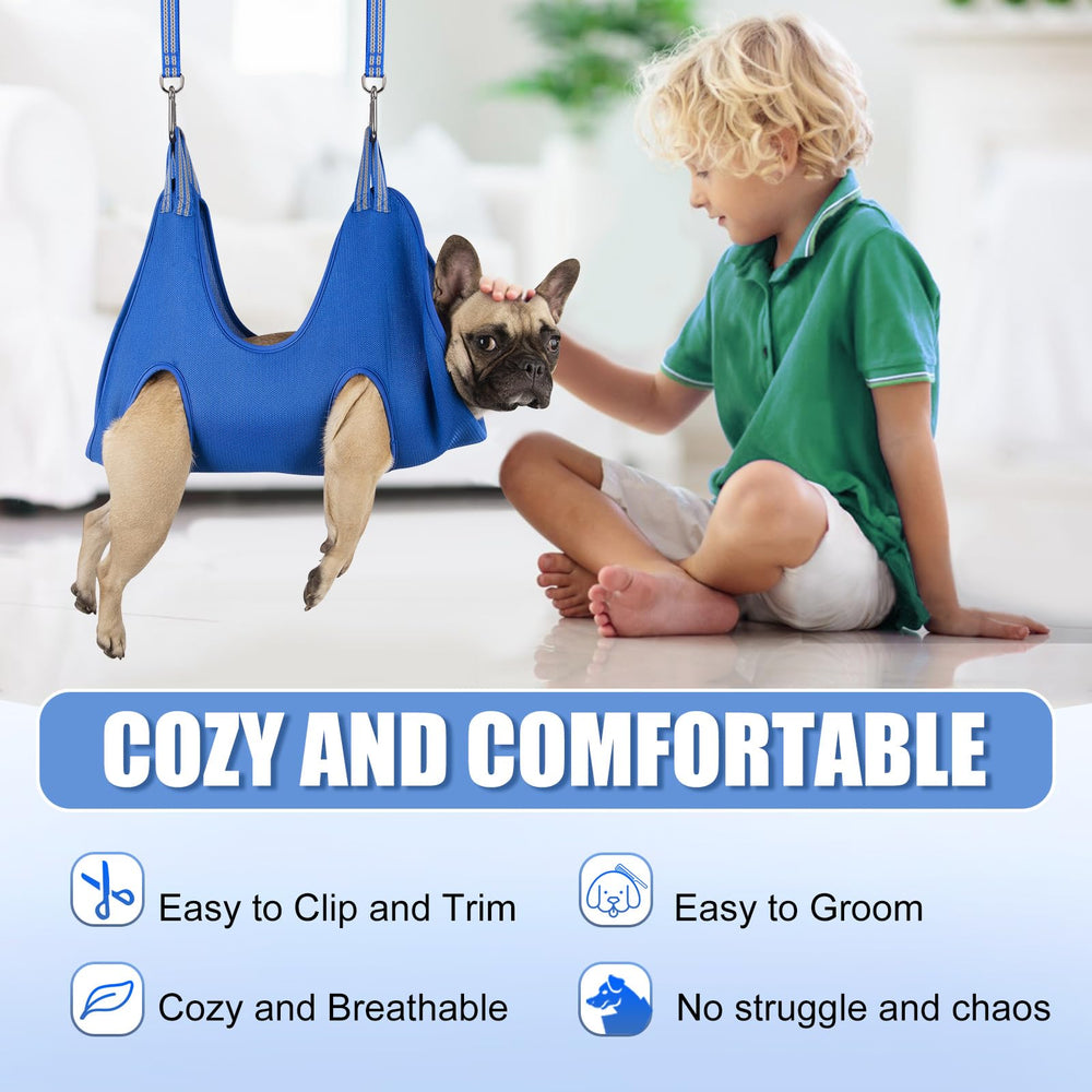 Kkiimatt dog nail clippers and sling ready for calm grooming