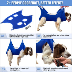 Kkiimatt breathable 3D mesh hammock supports pet comfort