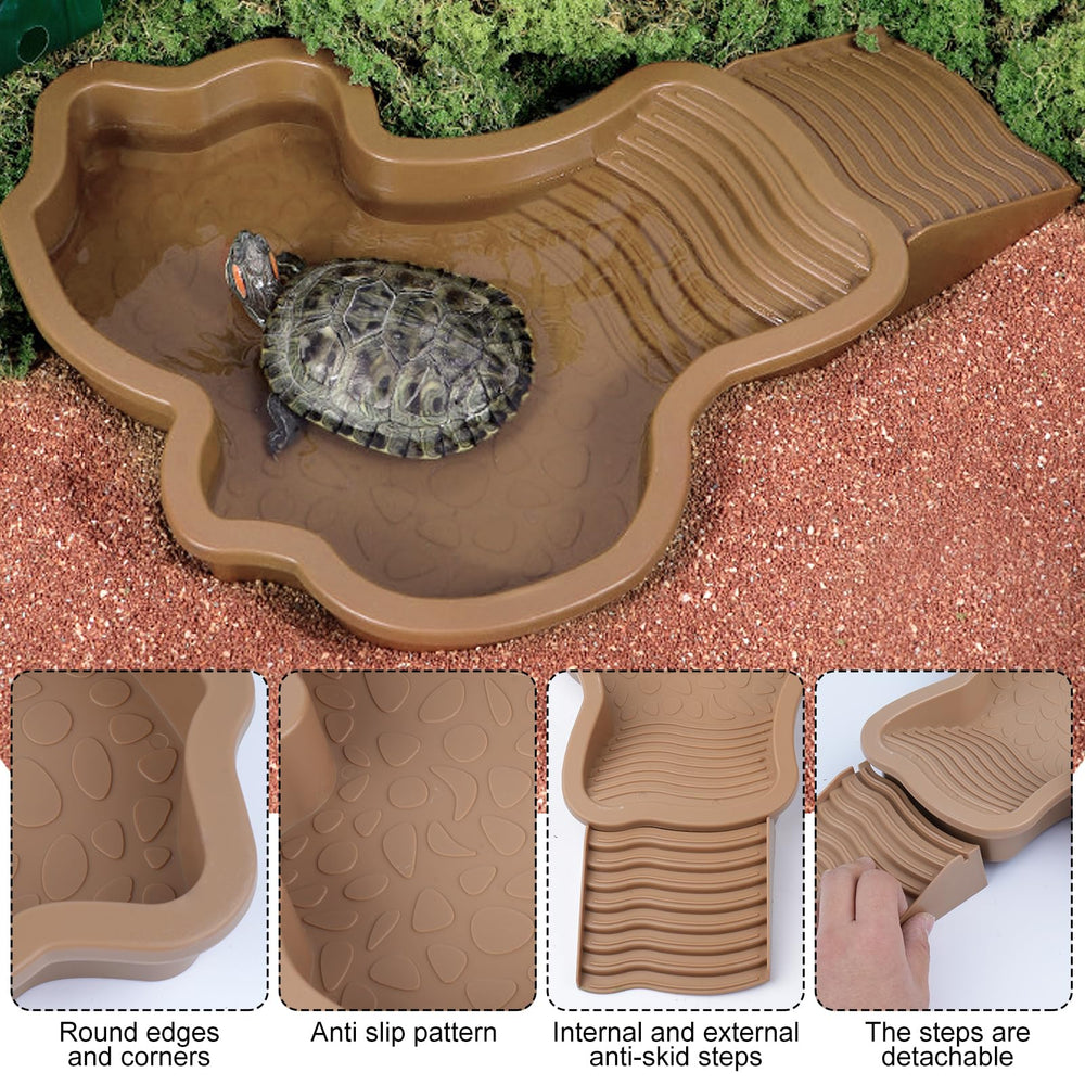 KKONHII anti-slip inner pebble texture helps pets move safely in wet environments.