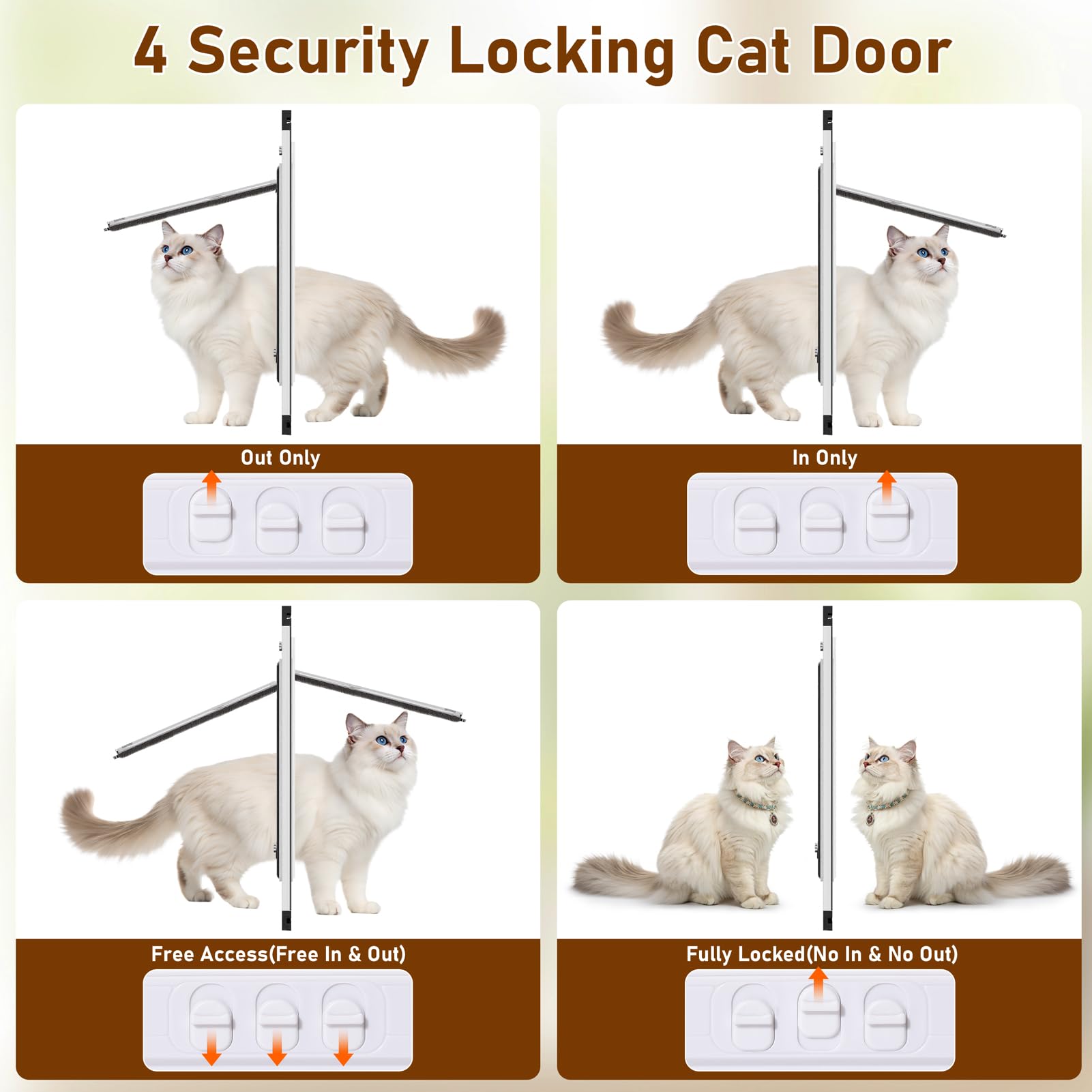 Klarana sash-fit window door blends with decor while enabling pet access