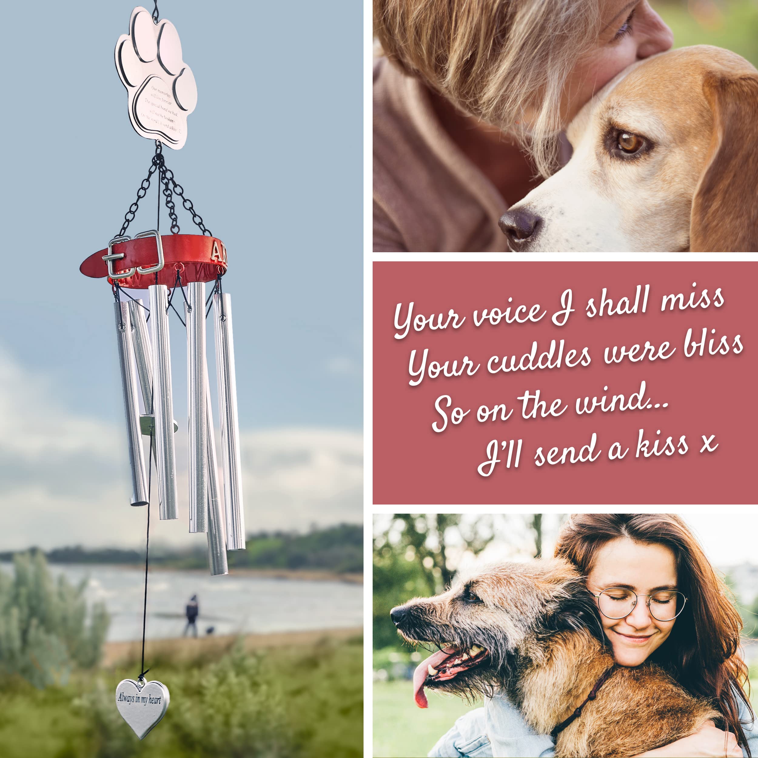KLAXAVEL wind chimes are weather-proof and rust-resistant for outdoors