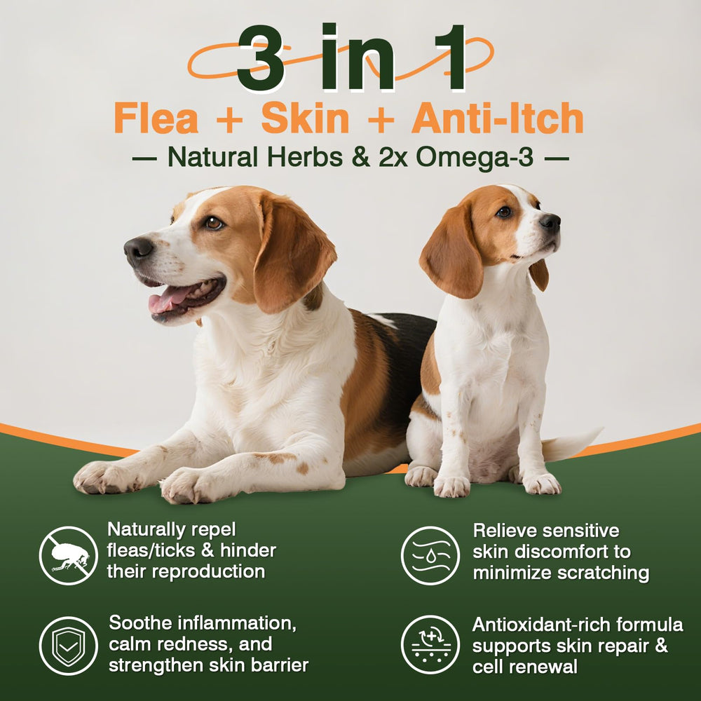 KLOMKMCL Omega-3 dog supplement supporting skin and coat health