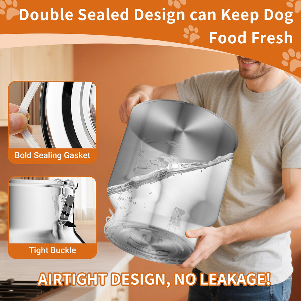 Kluronyo storage supports dog or cat food and more