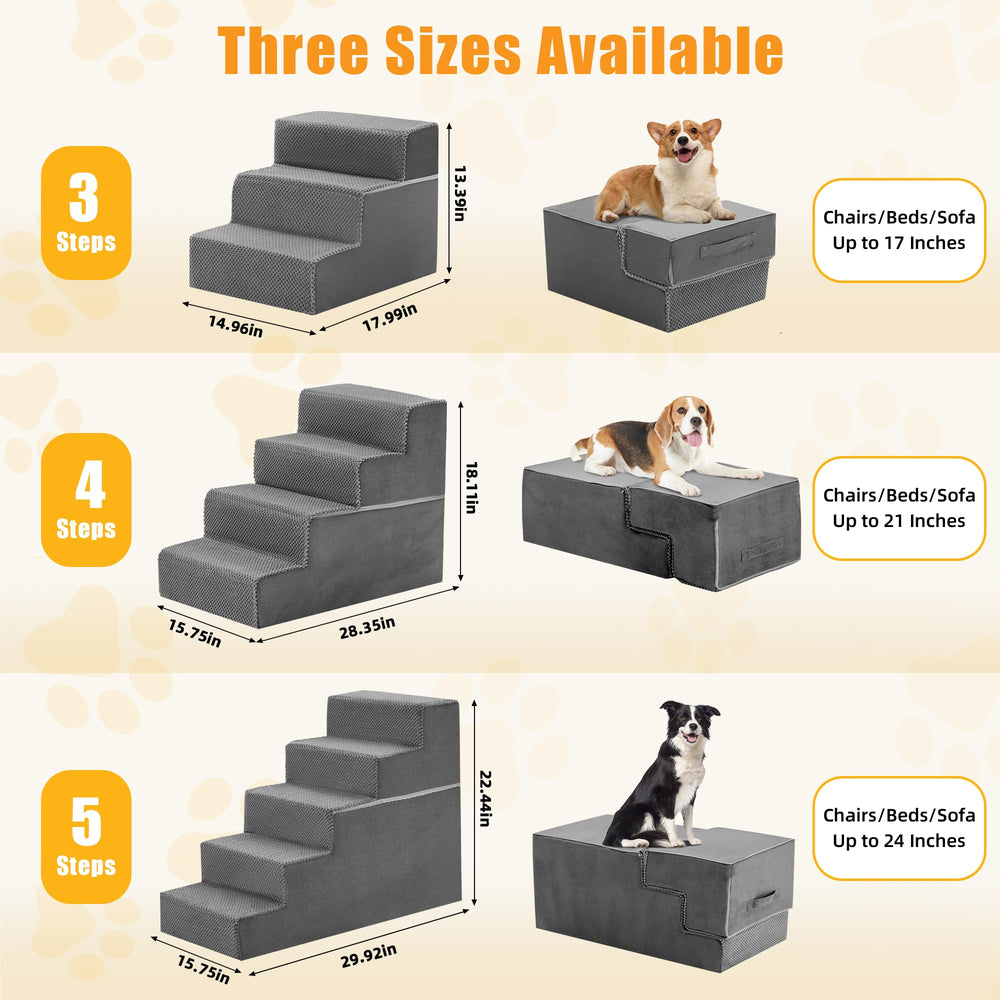 KMFurnila non slip base keeps stairs steady.