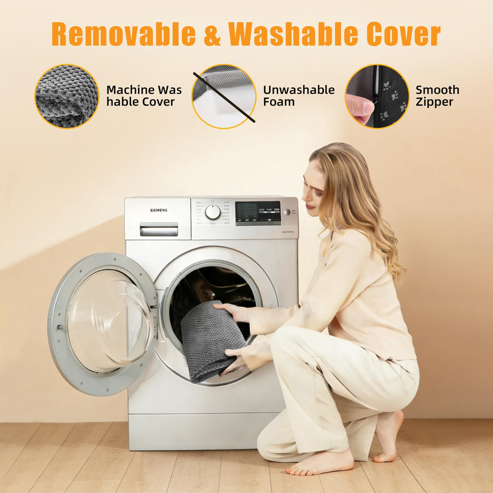KMFurnila removable washable cover for quick cleaning.
