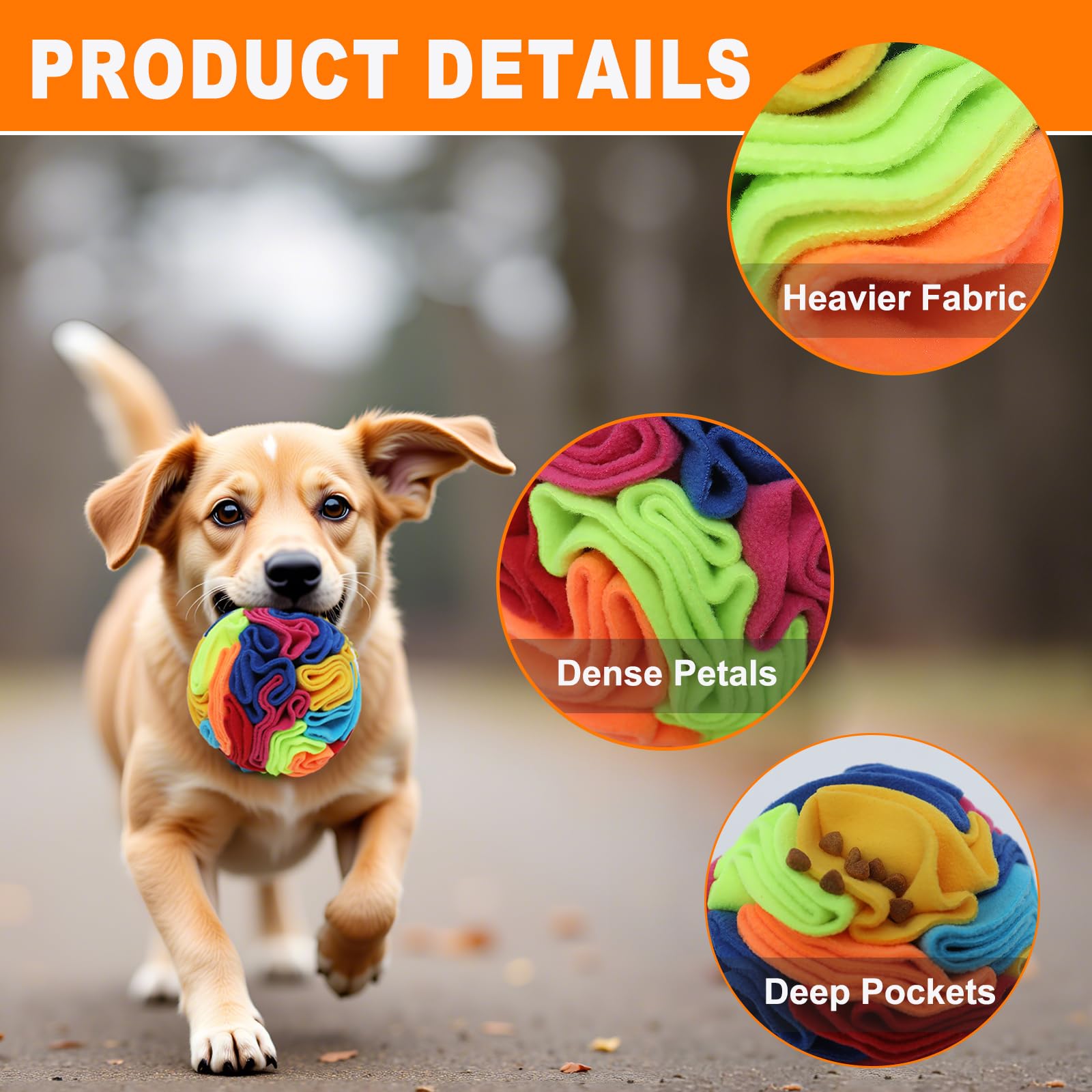 kmirepa Snuffle Ball showcases durable design for daily use