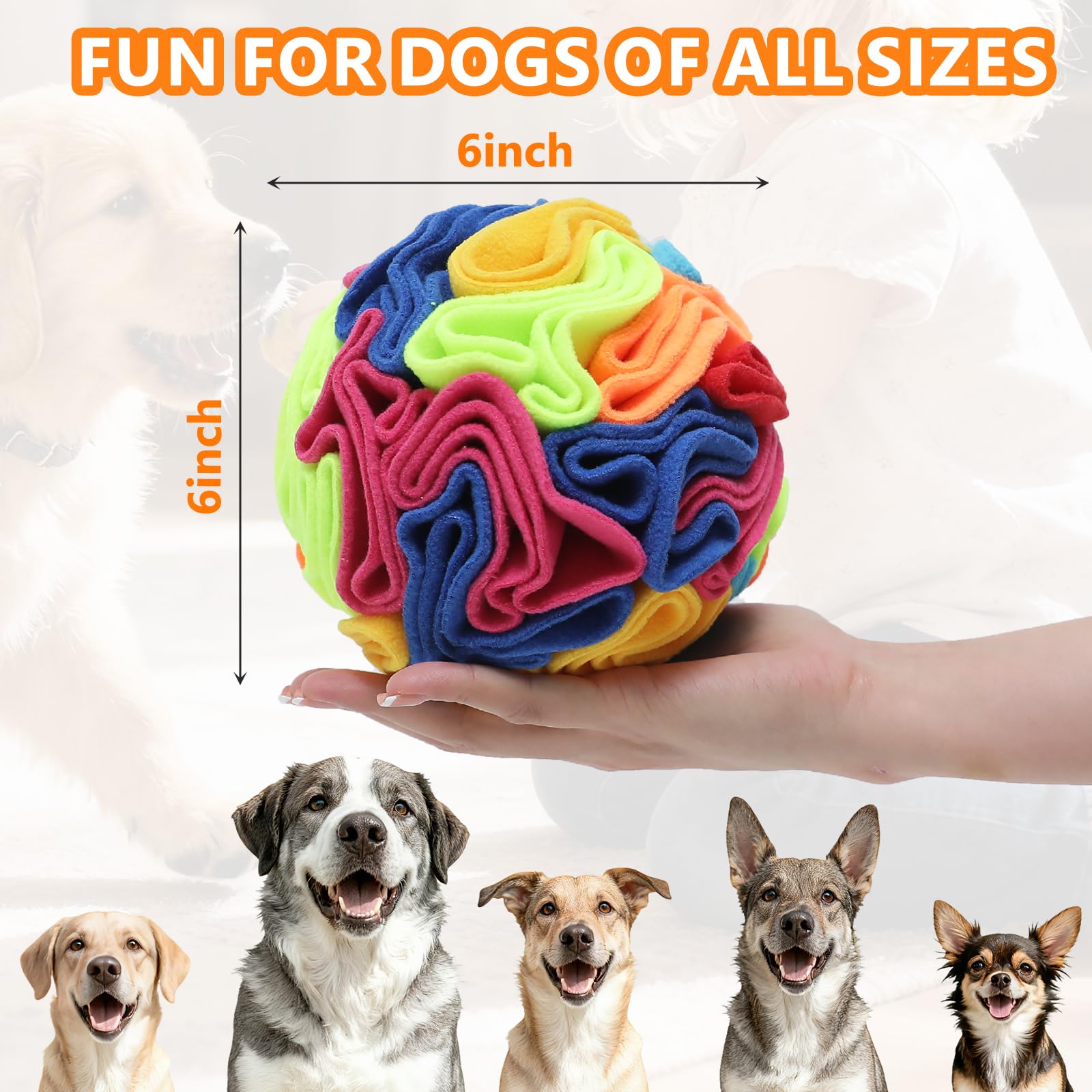 kmirepa Snuffle Ball is easy to clean after play sessions
