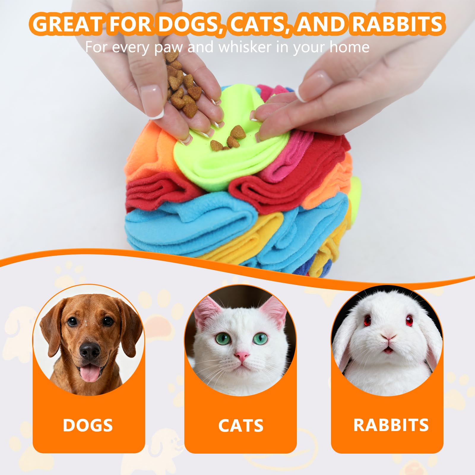 kmirepa Snuffle Ball keeps small dogs busy with interactive scent-based challenges