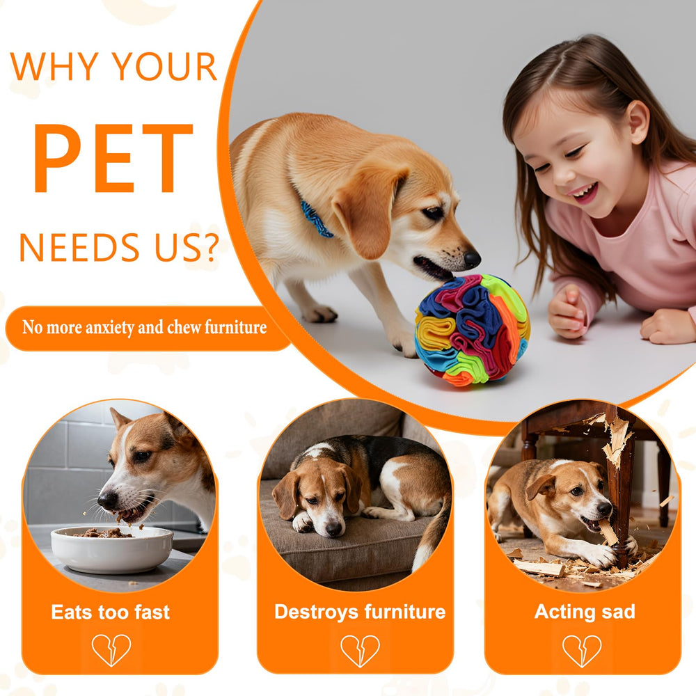 kmirepa Snuffle Ball supports slow feeding and puzzle-solving during snack time