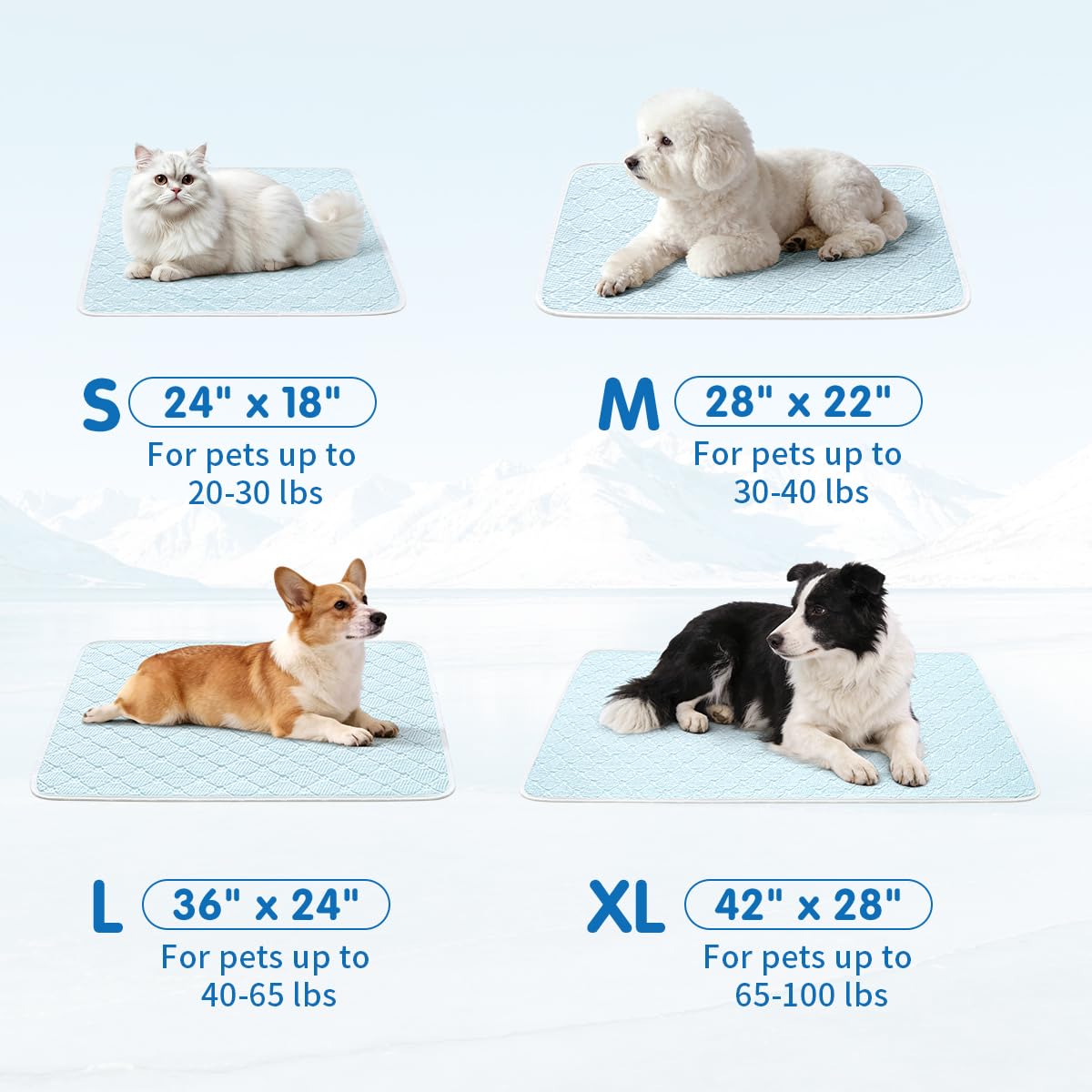 KMIRTNE cooling mat washable design for simple cleaning