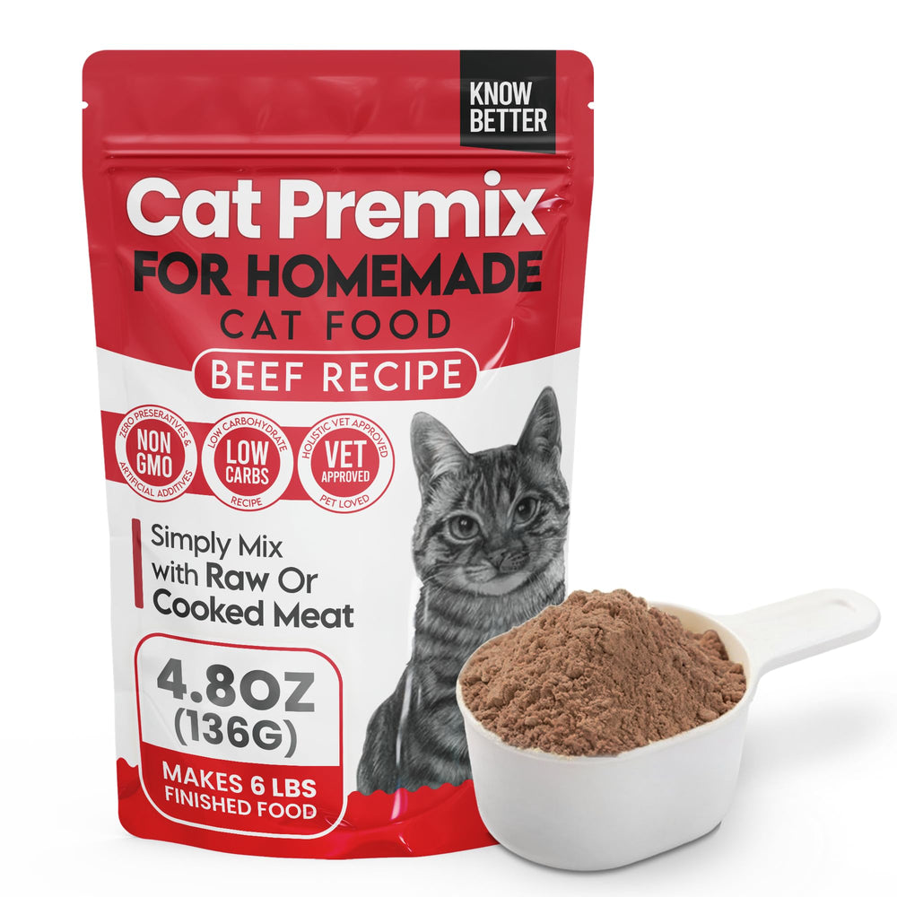 Know Better Beef Premix in a measuring cup for precise portions.