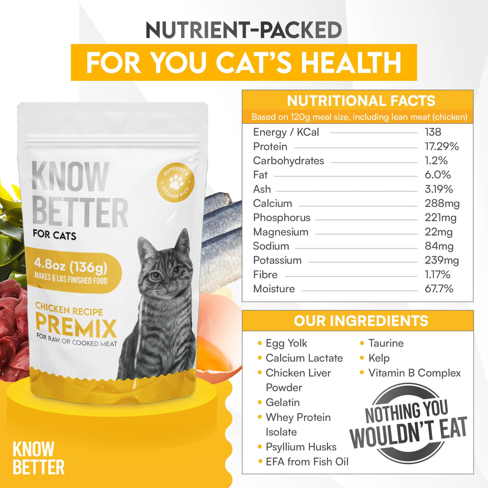 Mixing bowl with Know Better premix ready to blend with water.