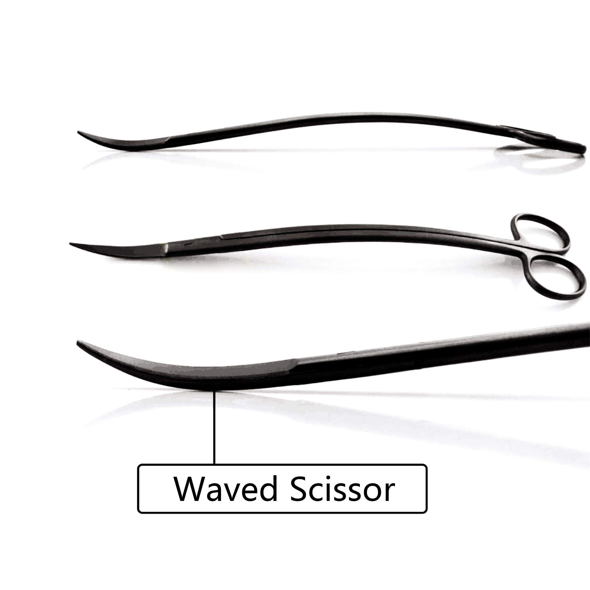 KnR Harmony Aquascaping Tools 7in1 kit straight tweezers secure handling during setup.
