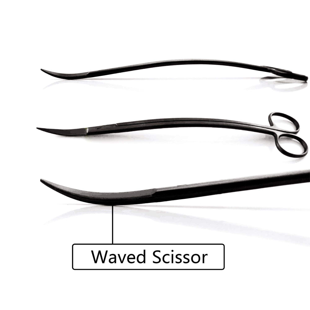 KnR Harmony Aquascaping Tools 7in1 kit straight tweezers secure handling during setup.