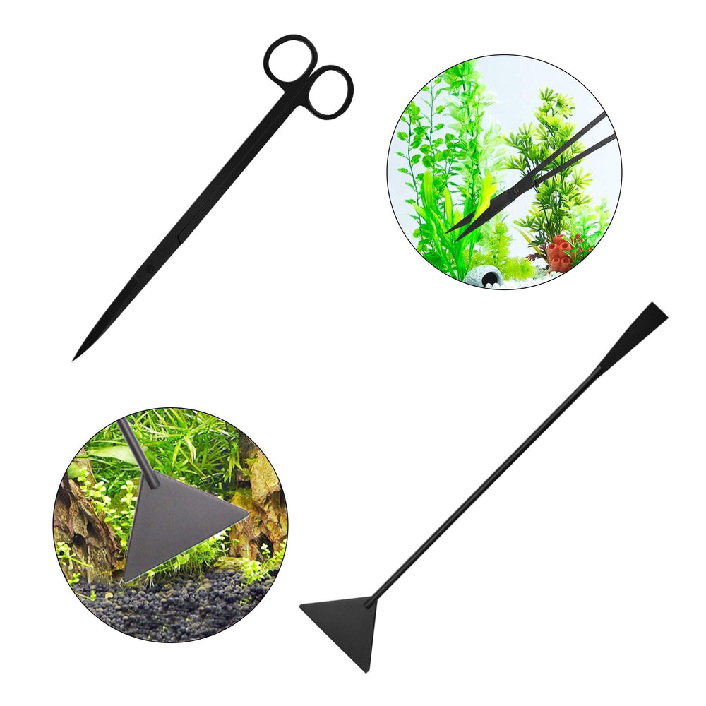 KnR Harmony Aquascaping Tools 7in1 kit substrate spatula creates smooth terraces.