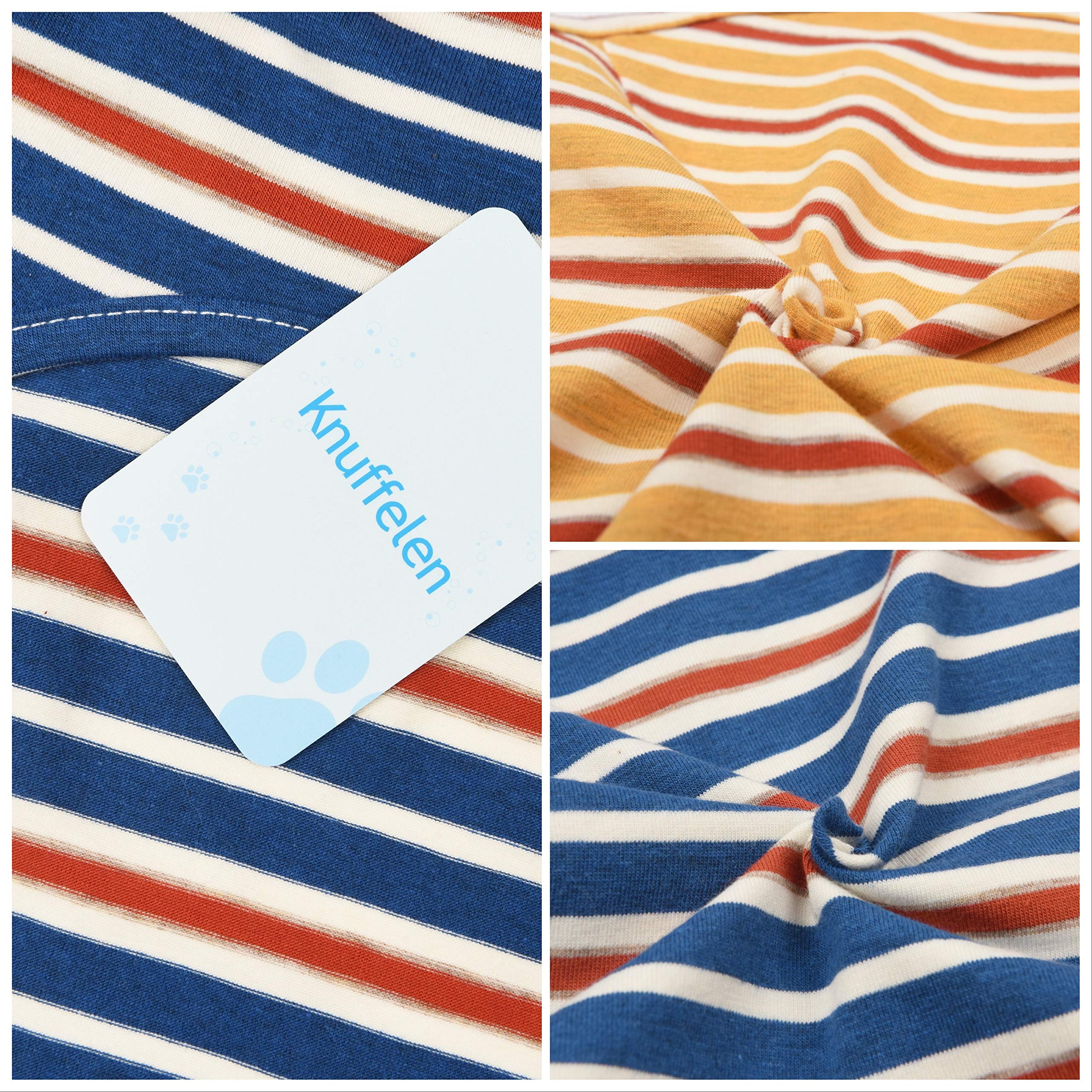 Knuffelen size L label detail, lightweight stretch fabric for easy dressing.