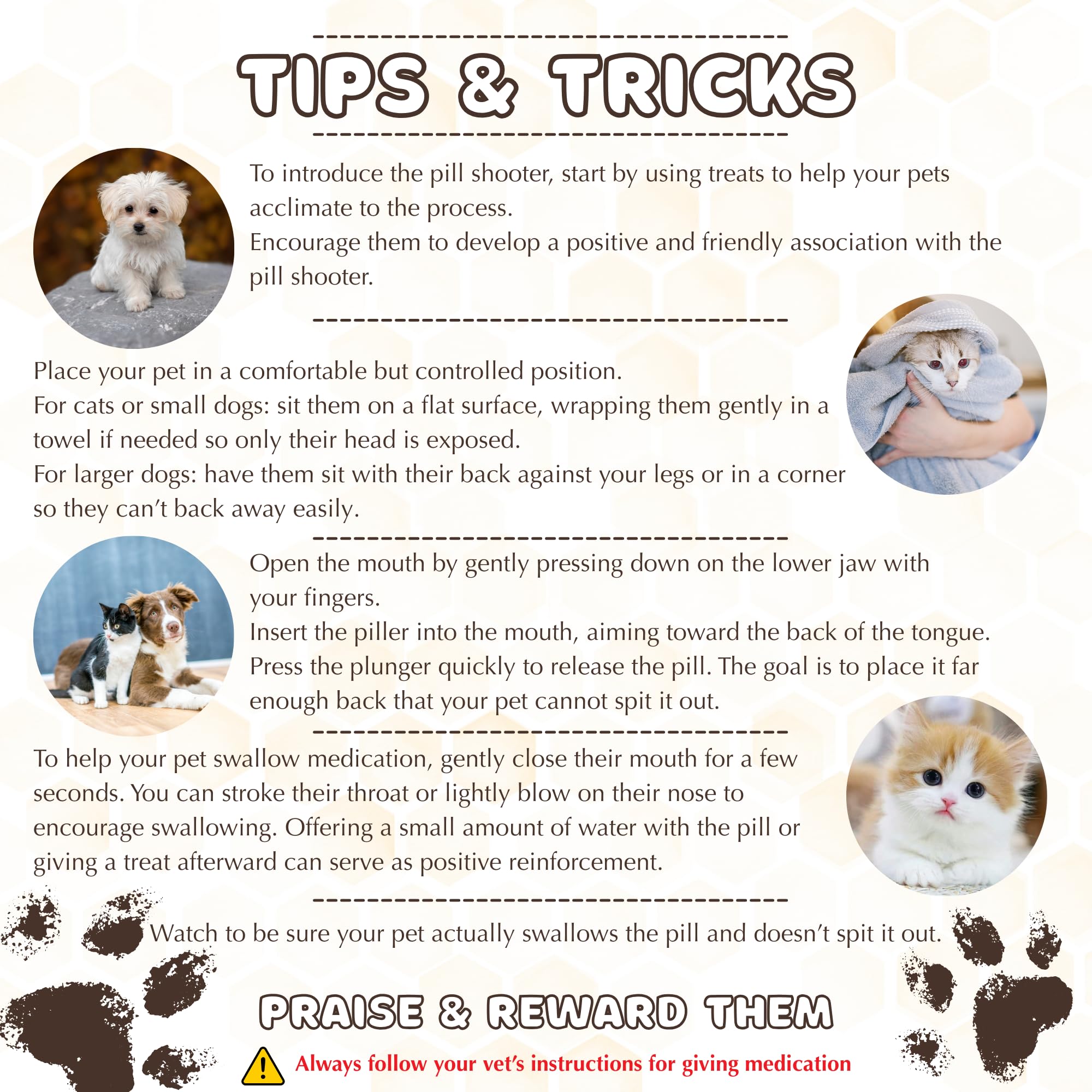 Easy to clean and reusable for daily pet care routines.