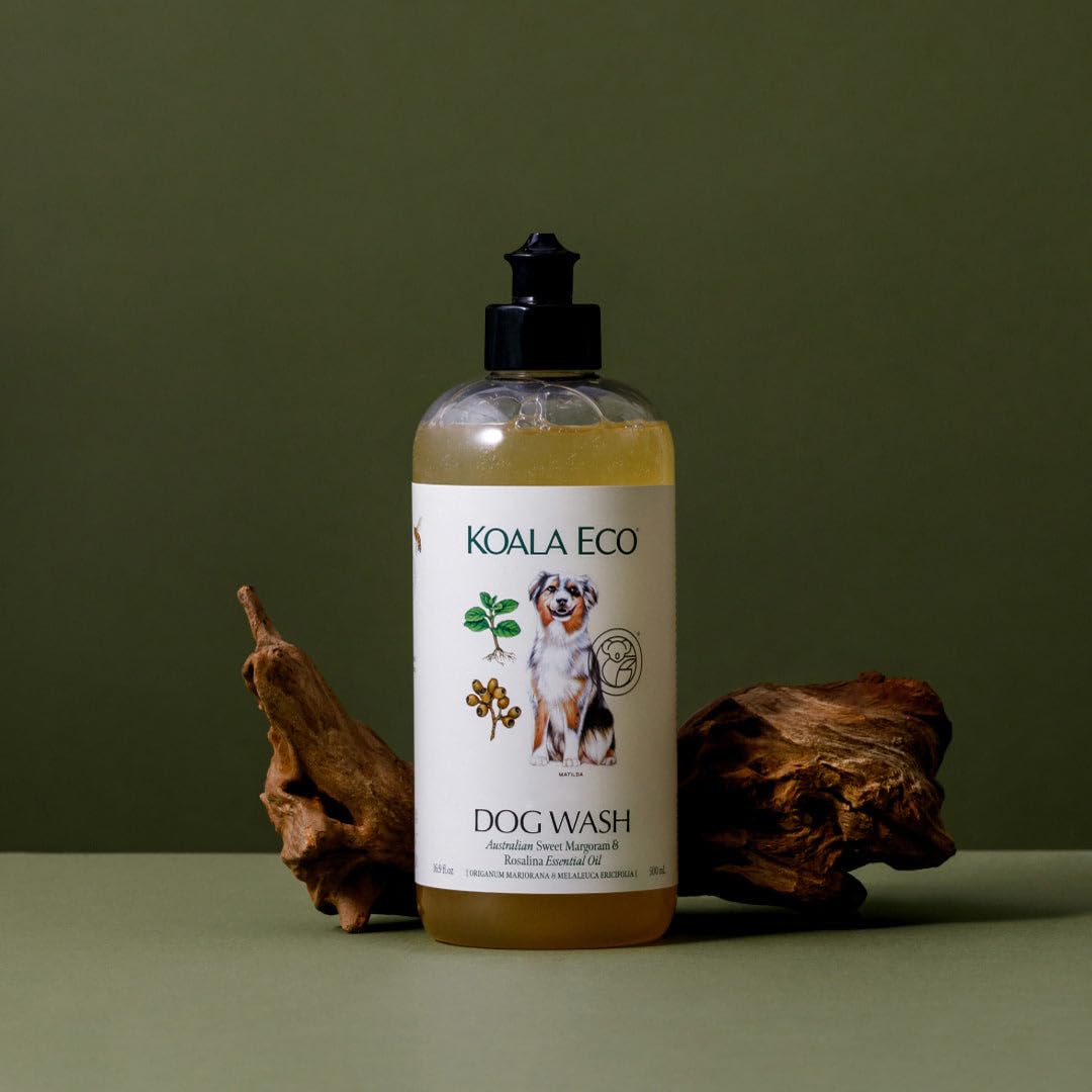 Koala Eco Dog Cleaner finished clean coat with glossy look.