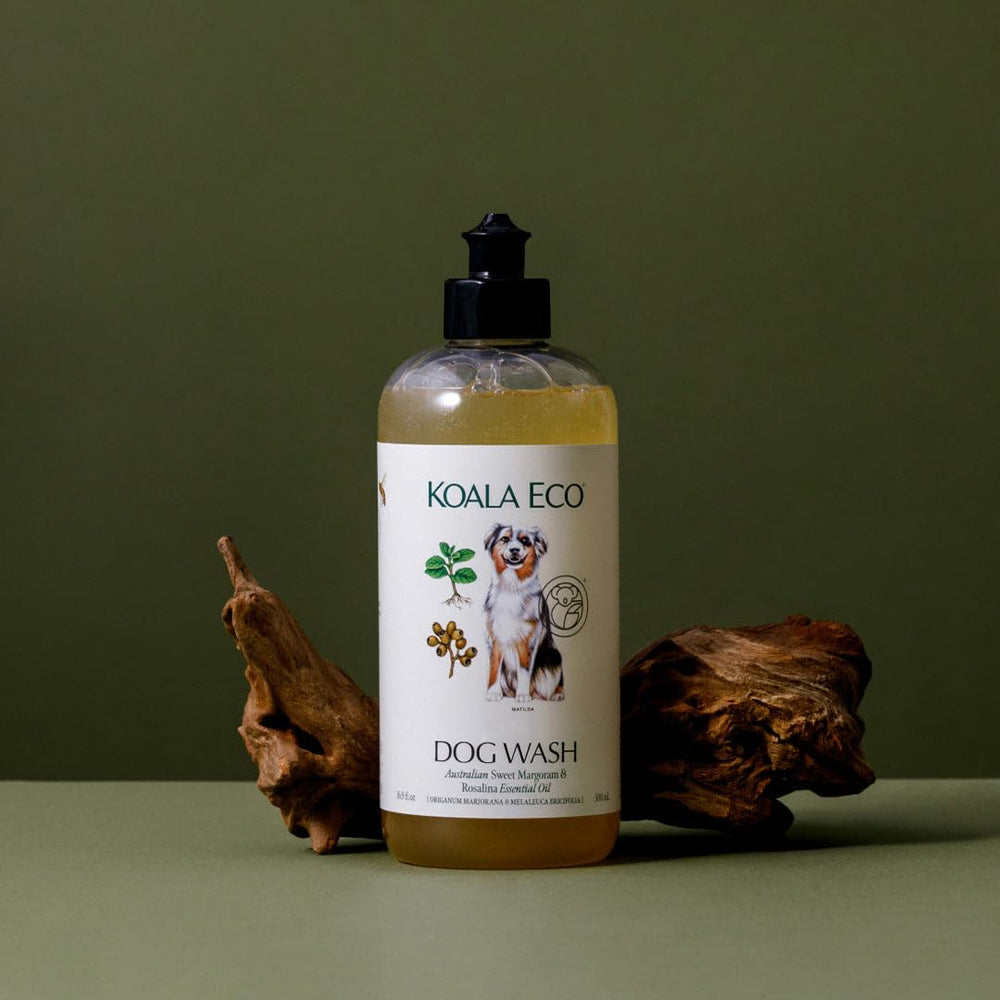 Koala Eco Dog Cleaner finished clean coat with glossy look.