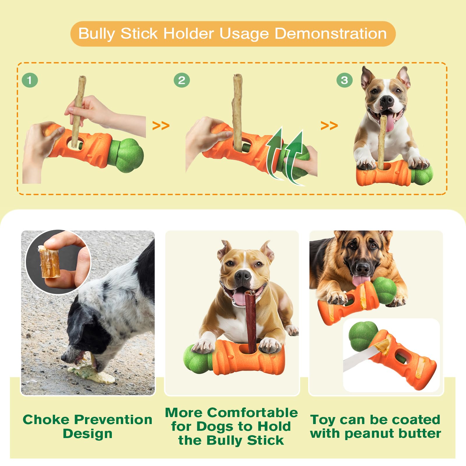 Kogven holder supports longer, safer chew sessions for dogs.