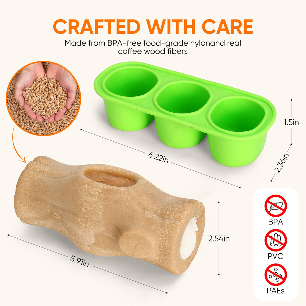 kogven easy-clean dog toy is quick to rinse after playtime