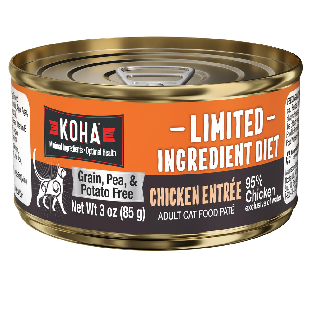 KOHA chicken pate smooth texture close-up for easy digestion support