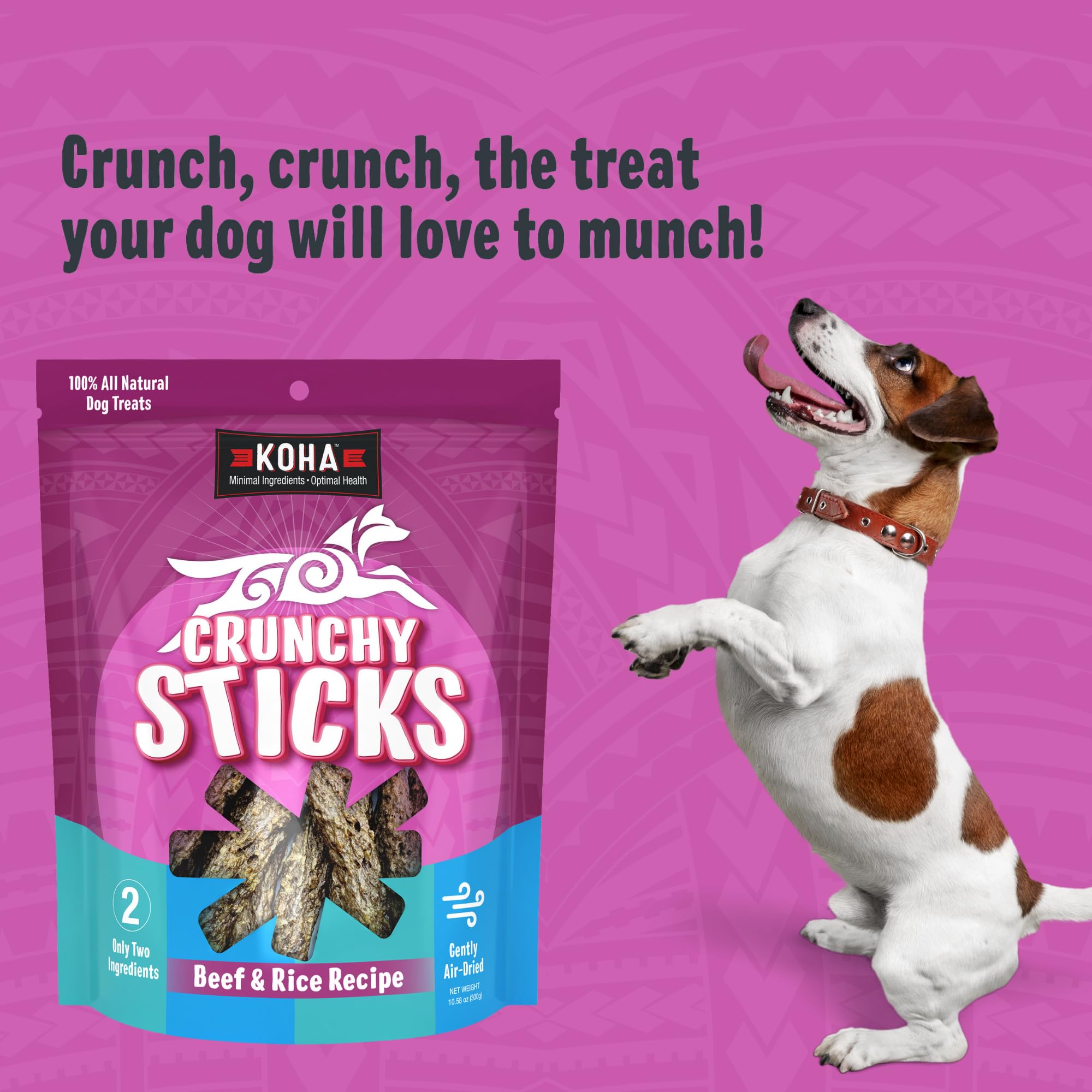 KOHA Crunchy Sticks breakable pieces ideal for training rewards across breeds