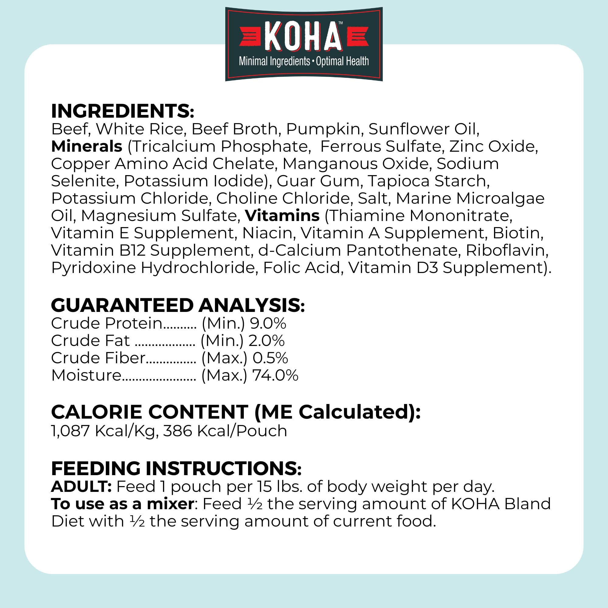 KOHA dog-owner serving bowl demonstrates calm mealtime routines