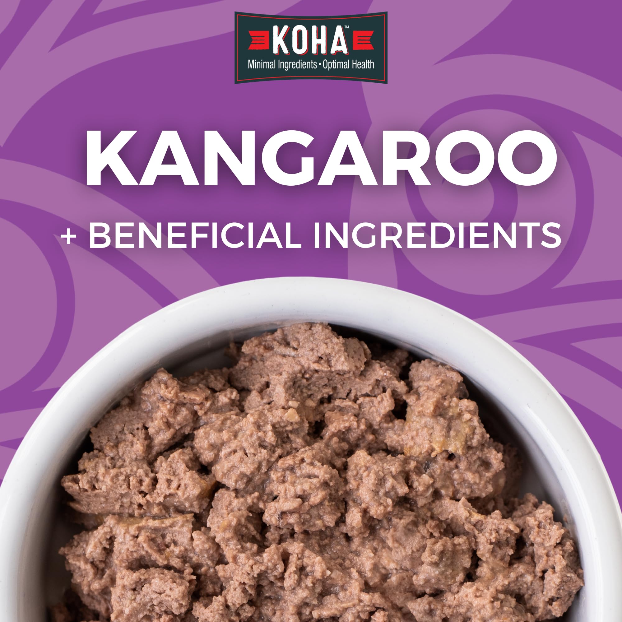 KOHA Kangaroo Paté served in a bowl highlighting palate-friendly texture cats enjoy.