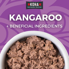 KOHA Kangaroo Paté served in a bowl highlighting palate-friendly texture cats enjoy.