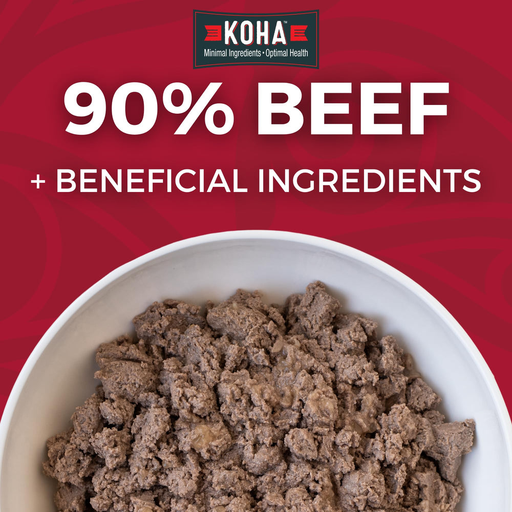 KOHA limited ingredient diet bowl highlights simple recipe for sensitive stomachs.