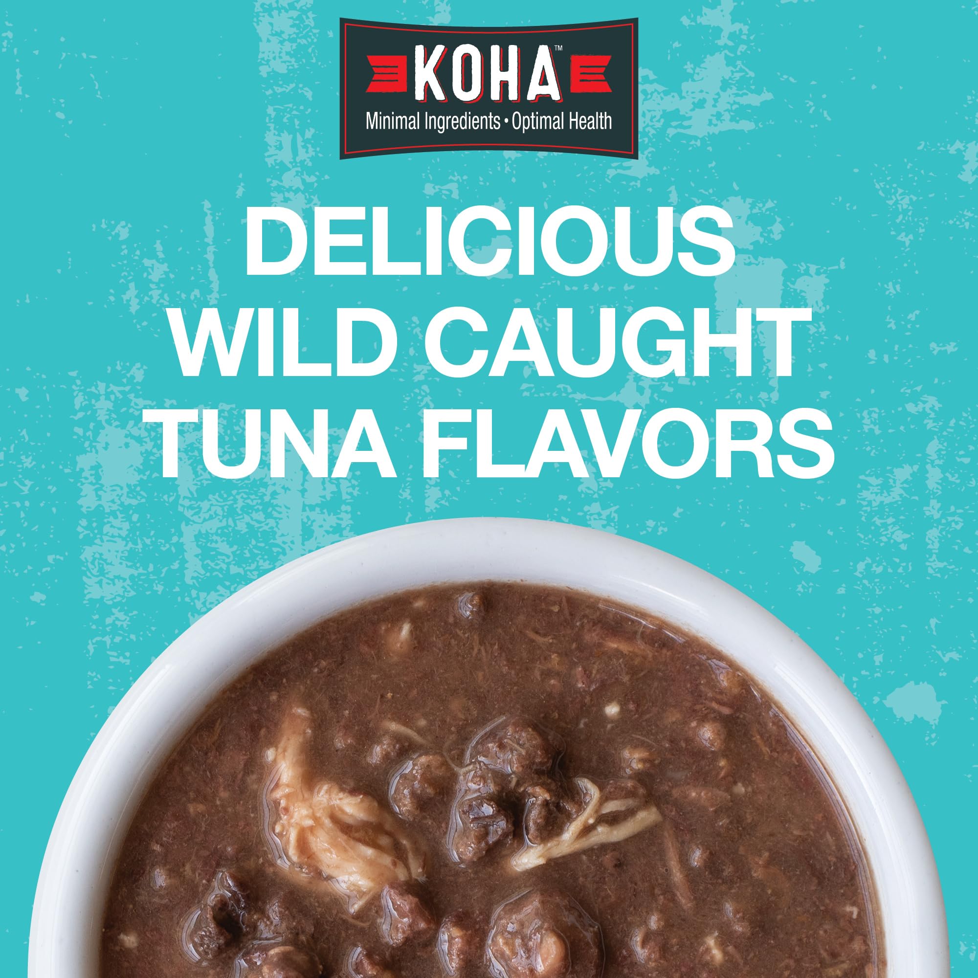 KOHA Poké Bowl Tuna & Chicken: balanced bite with rich gravy for flavor.