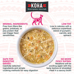 KOHA Pure Shreds chicken can offers high-protein meal in savory broth