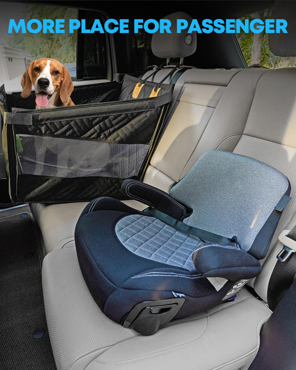 Kohree built-in seatbelt keeps pets secure without restricting movement.