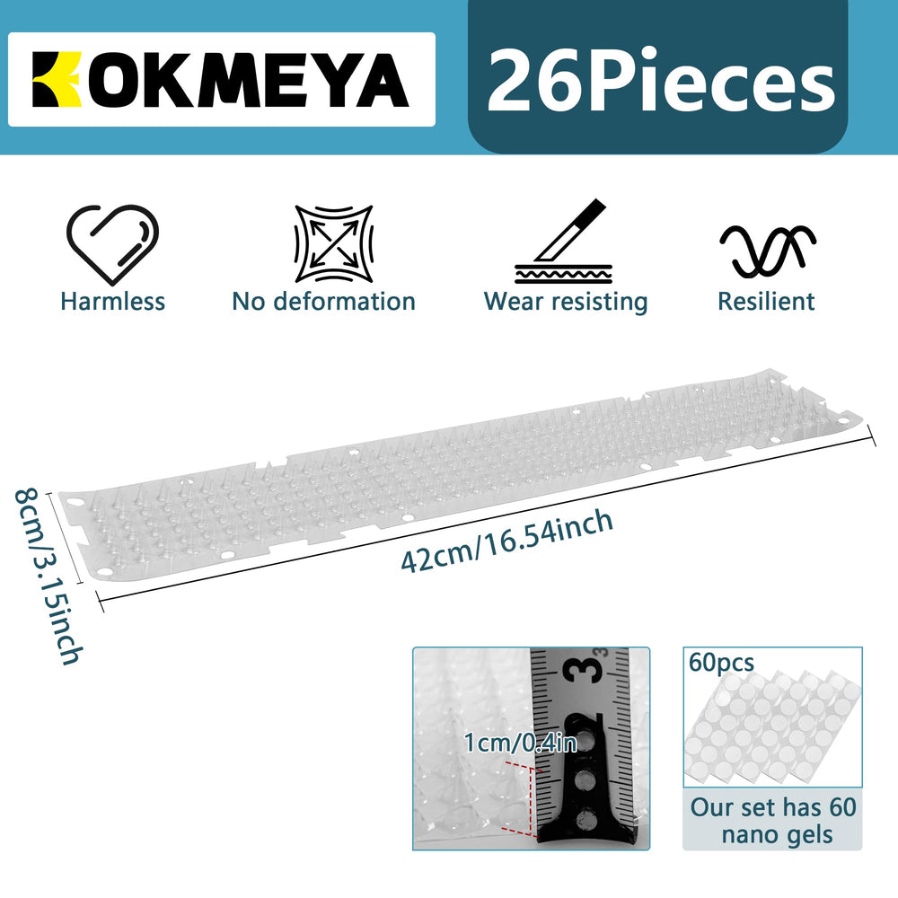 KOKMEYA scat mat wide coverage using panels 3.3 x 16.7 inches