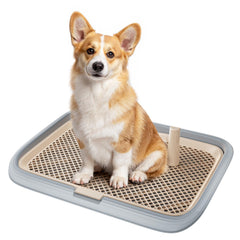 KOLA PANDA dog potty tray top view shows wide training area for dogs