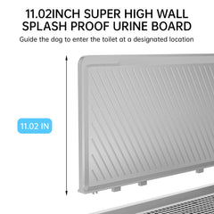 Kola Panda removable mesh grate makes cleaning quick and easy.