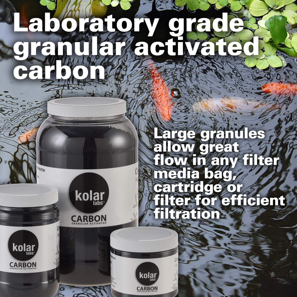 Kolar Labs Crystal Cal activated carbon removes odors and color in aquariums