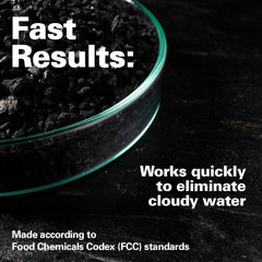 Kolar Labs Crystal Cal carbon improves aquarium water clarity overnight.