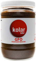 Kolar Labs GFO Bayoxide E33 bottle ready for phosphate removal in aquariums.