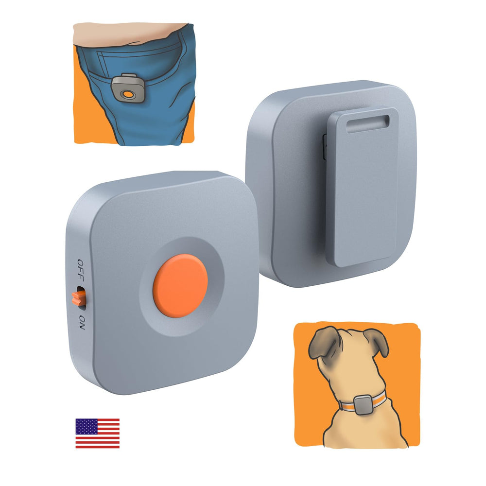 Kona Clip dog training collar remote demonstrates quick vibration feedback for training