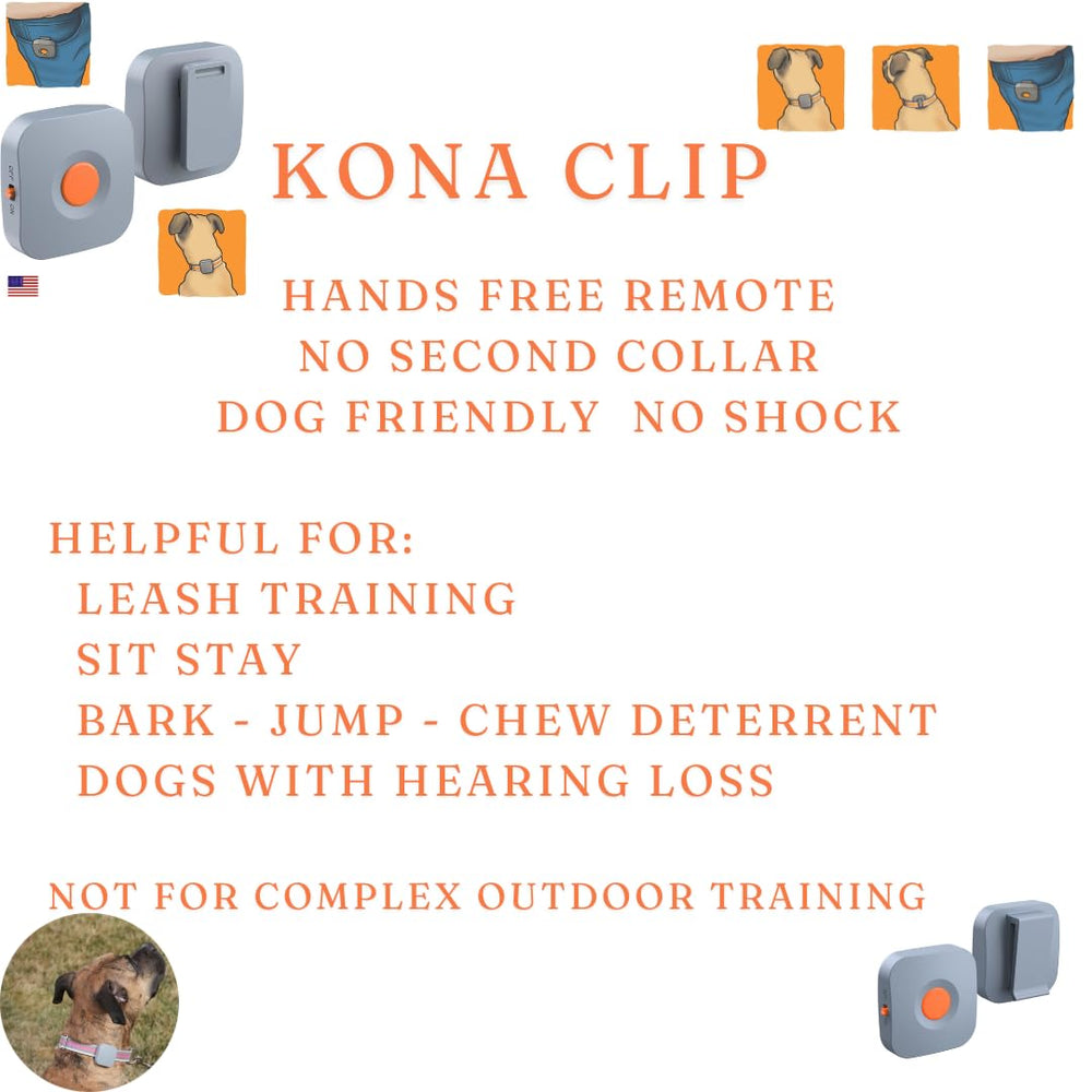 Kona Clip IP67 waterproof and rechargeable for year-round use