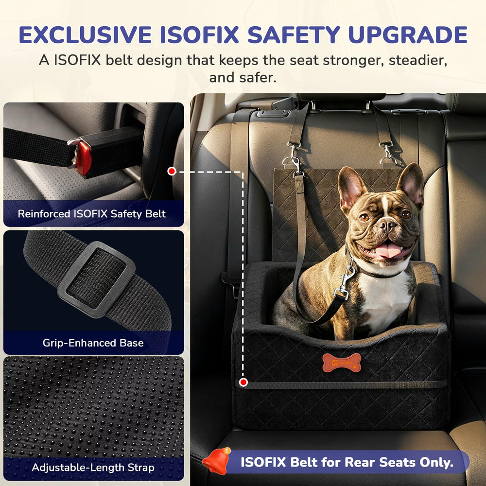 Konduone waterproof cushion keeps paws dry and reduces mess after travel