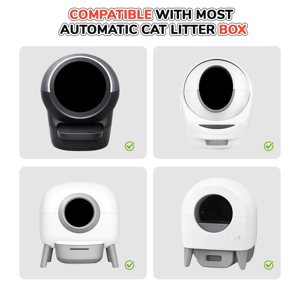 KONE liners compatible with automatic litter boxes for tidy waste
