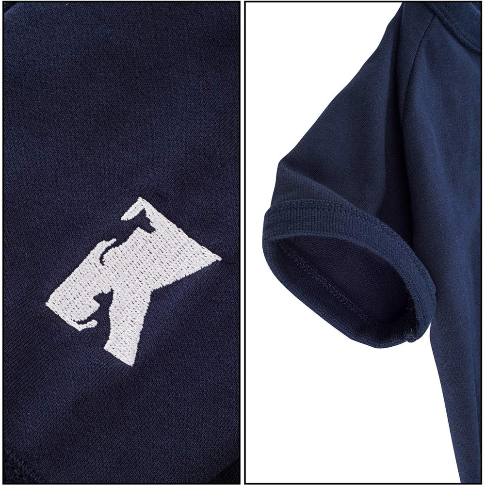 Koneseve dog shirt with embroidery sleeve detail for cute style