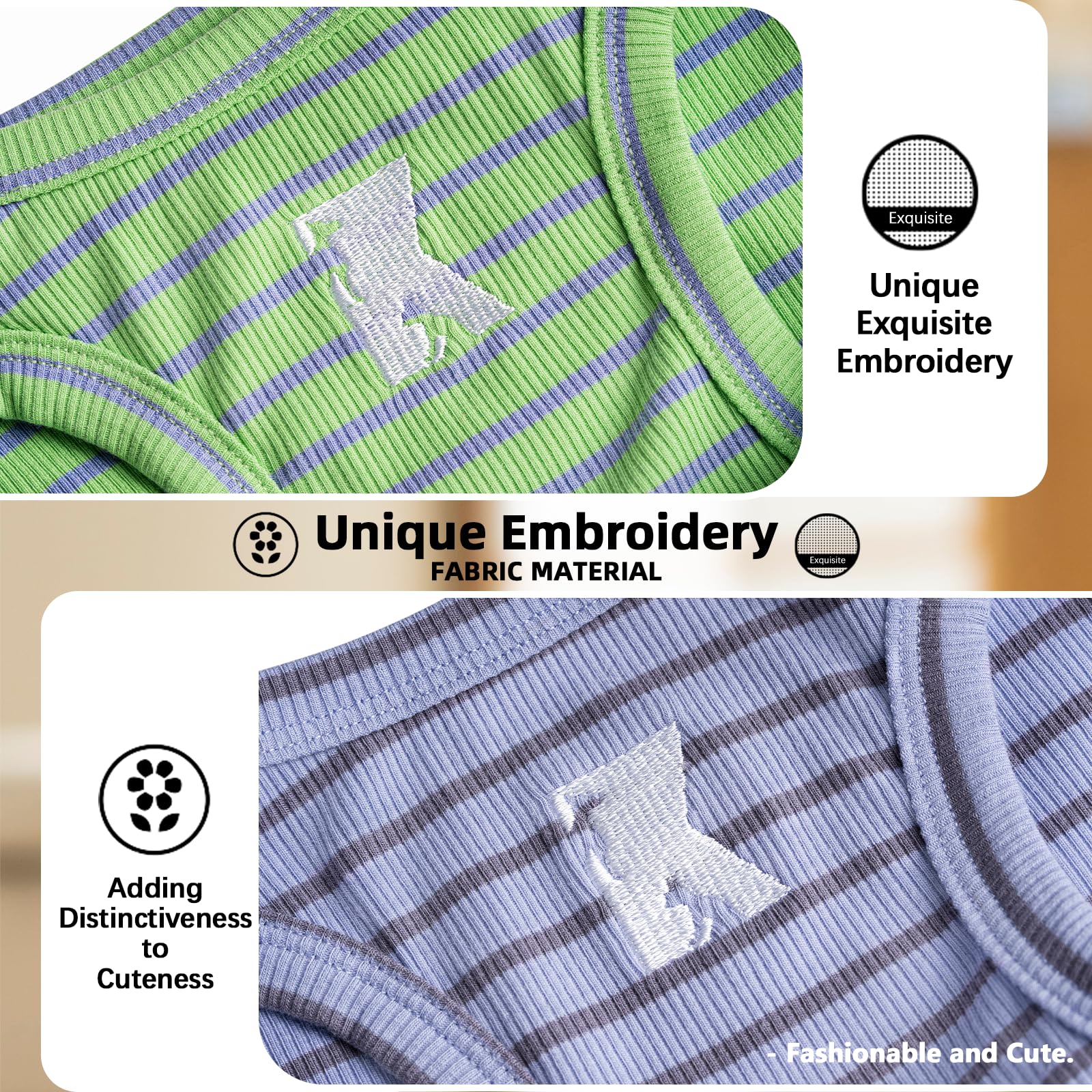 Koneseve dog shirts fade-resistant colors for long-lasting looks
