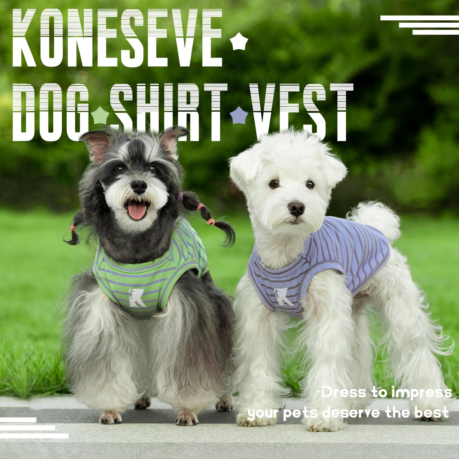 Koneseve dog shirts lightweight all-season wear for dogs