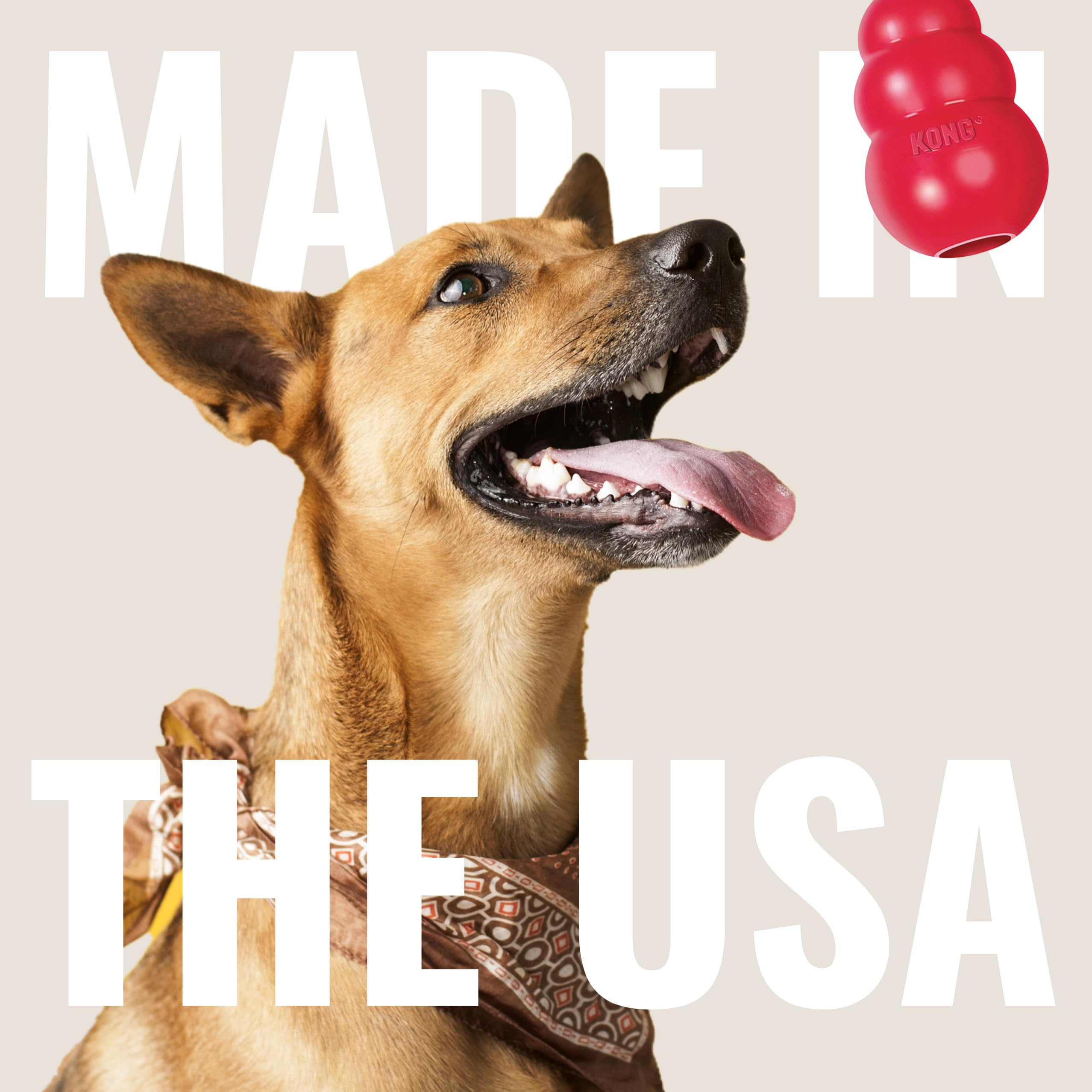 KONG Classic made in the USA with globally sourced materials
